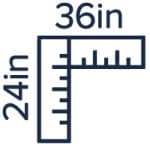 36 x 24