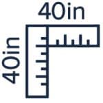 40 x 40